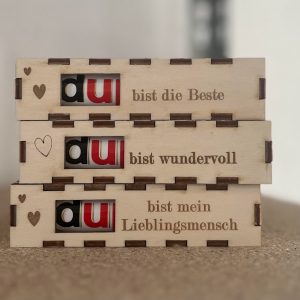 Geschenkverpackungen für Schokoriegel