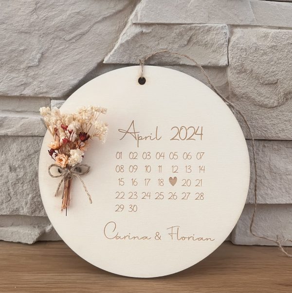 Hochzeitsgeschenk "Kalender"
